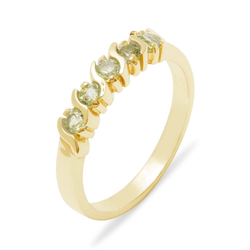 4007.6_0.jpg Yellow Gold Natural Peridot Womens Eternity Ring