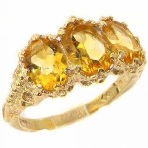 18ct Gold Golden Citrine Ring