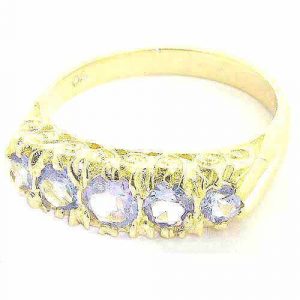 9ct Gold Tanzanite Eternity Ring