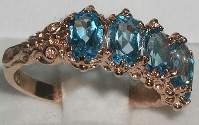 r2168.127_1.jpg Rose Gold Natural Blue Topaz Womens Eternity Ring