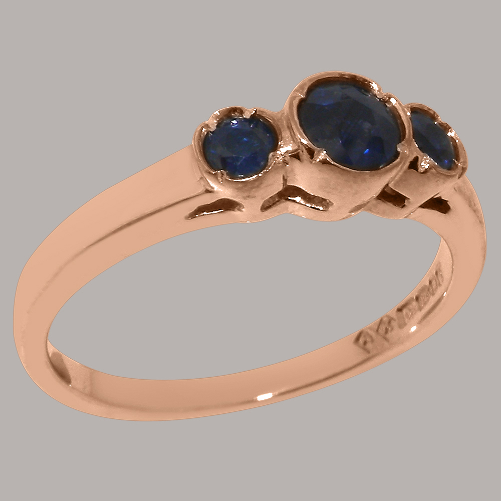 r4010.11_2.jpg Solid Rose Gold Natural Sapphire Womens Trilogy Ring