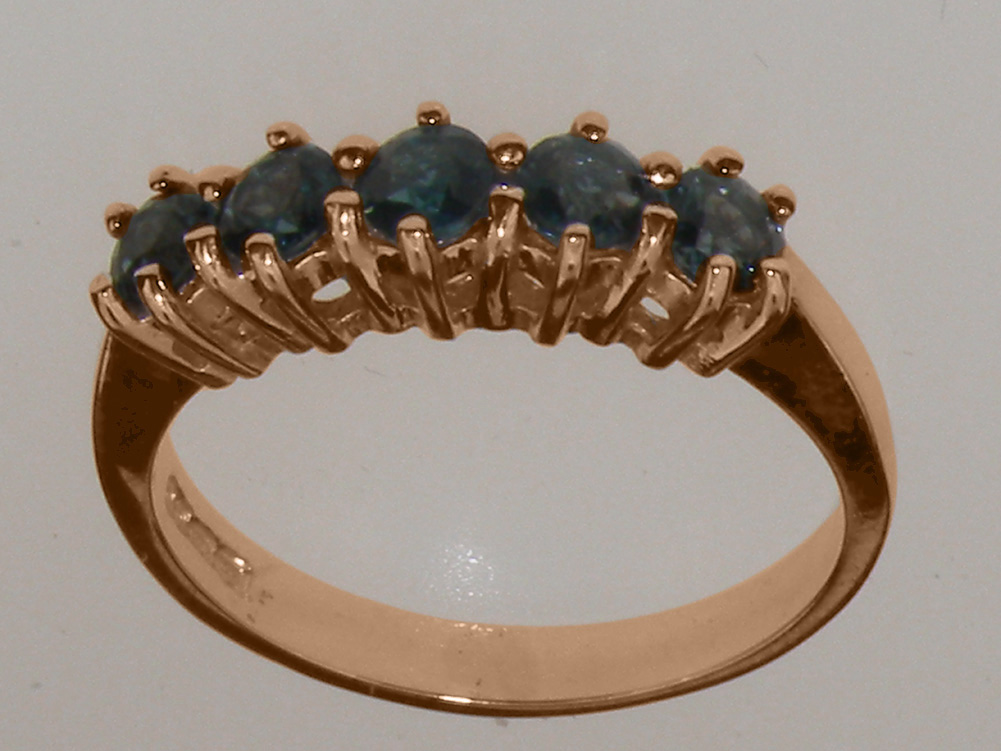 r4039.126-1.jpg Rose Gold Natural London Blue Topaz Womens Eternity Ring