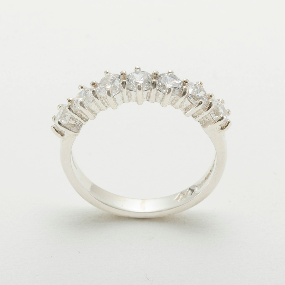 s2013.27_1.jpg White Gold Cubic Zirconia Womens Eternity Ring