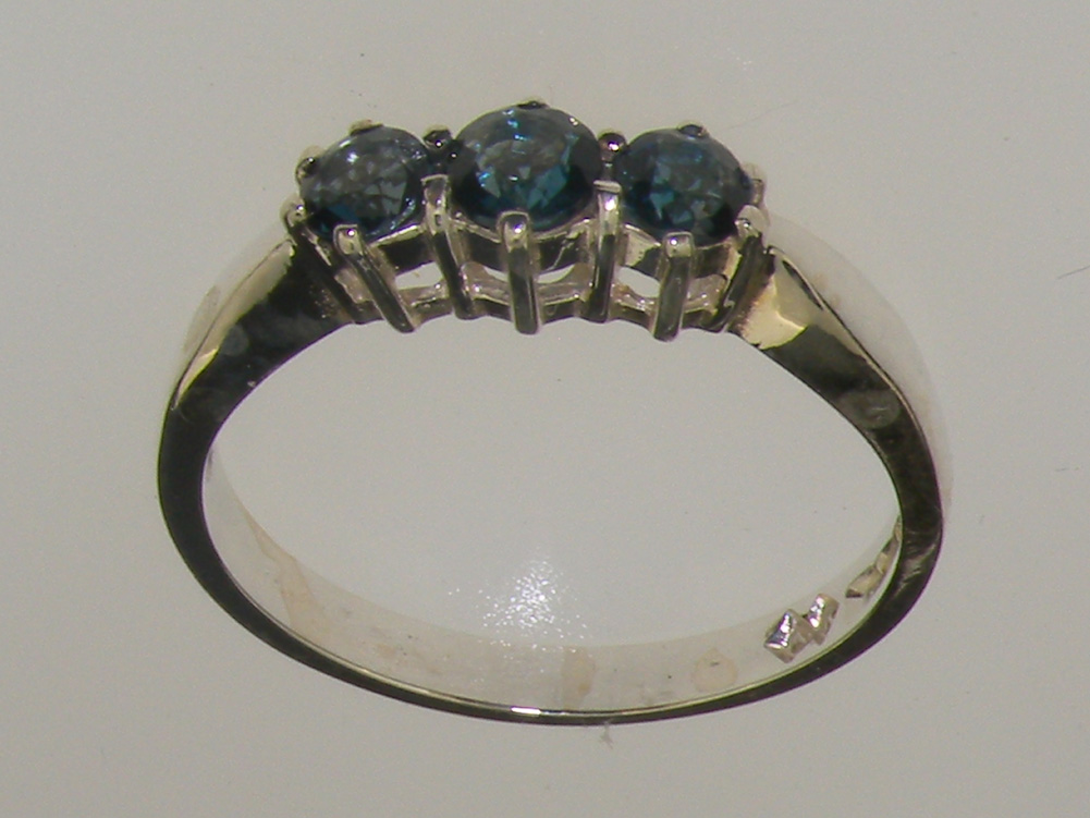s4065.126-1.jpg White Gold Natural London Blue Topaz Womens Trilogy Ring
